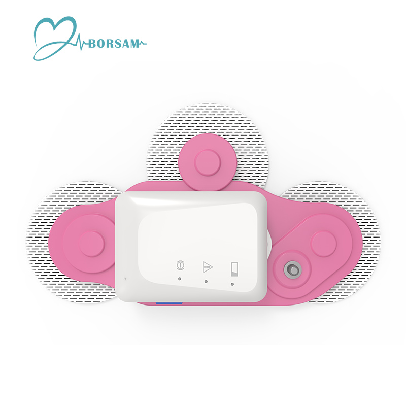 Portable 3 channels ECG Holter patch Monitor Recorder