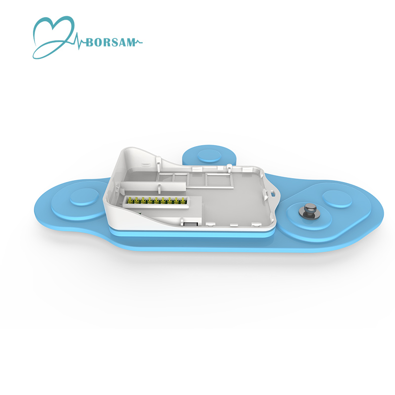 Portable 3 channels ECG Holter patch Monitor Recorder