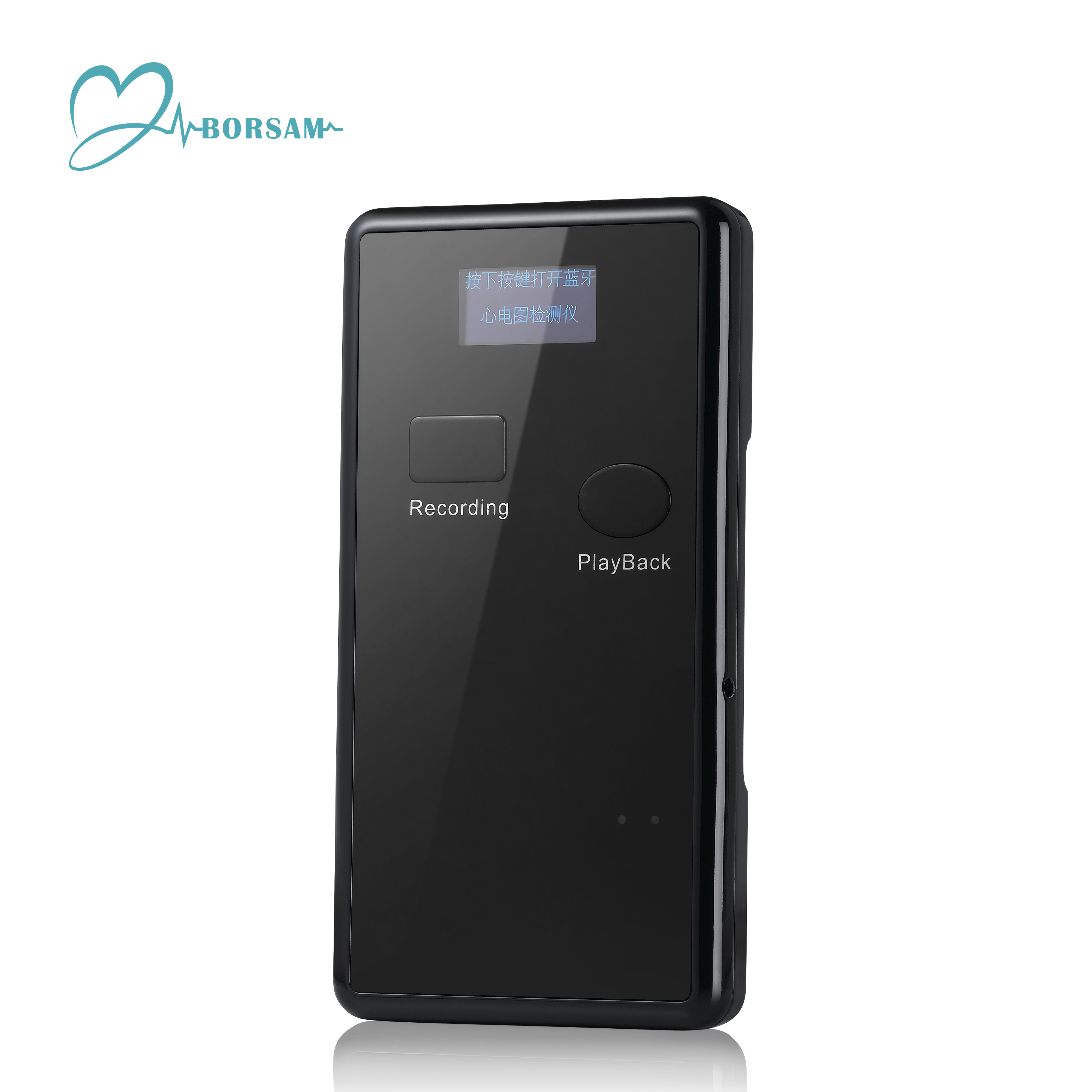 3 Channel Wireless Mini  ECG Monitor portable ecg recorder