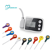 24 Hours 10 Lead ECG Holter Test Recorder with Cable