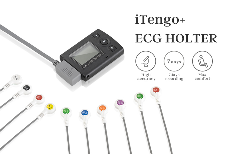CE Approved  ECG Holter Monitor with Cable