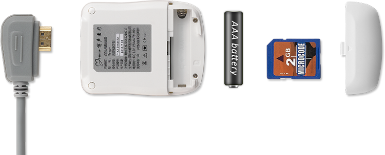 Professional Mini Holter 3 Lead ECG Cable Holter Device with Clips