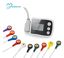 Professional Mini Holter 3 Lead ECG Cable Holter Device with Clips