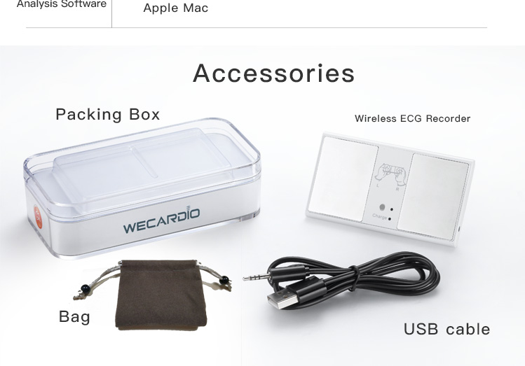 Home Use ECG Portable ECG Recorder Monitor Machine