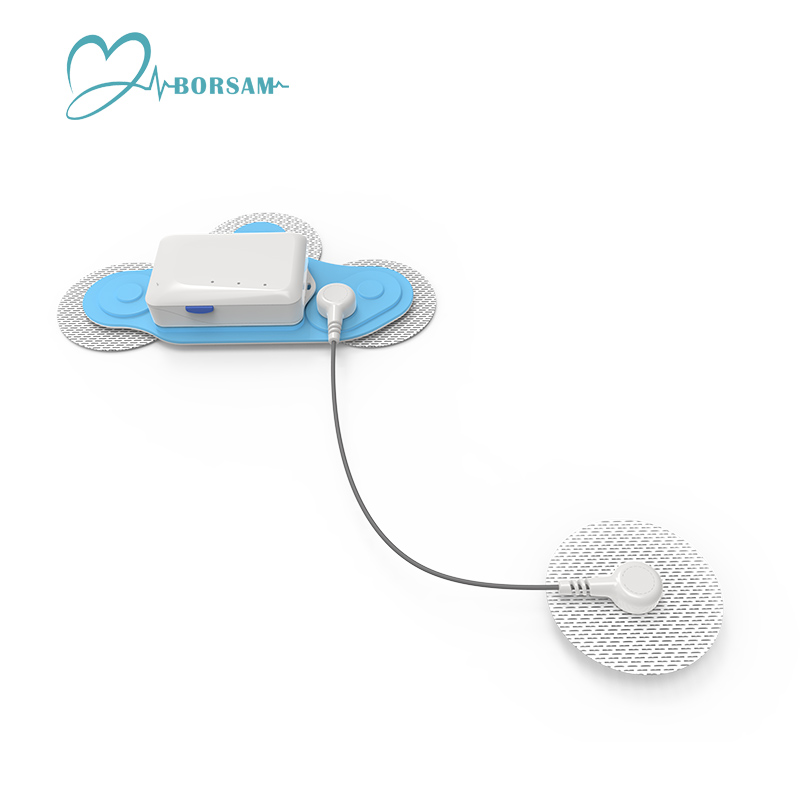 Portable 3 channels ECG Holter patch Monitor Recorder