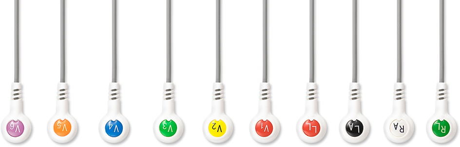 Professional Mini Holter 3 Lead ECG Cable Holter Device with Clips